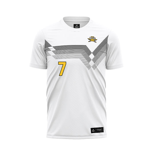 NKU - NCAA Men's Soccer : Ali Taleb - White Soccer Jersey-0