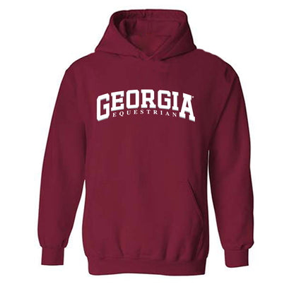 Georgia - NCAA Equestrian : Ellie Royal - Classic Shersey Hooded Sweatshirt-0