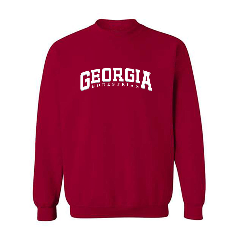 Georgia - NCAA Equestrian : Cassandra Mercier - Classic Shersey Crewneck Sweatshirt-0