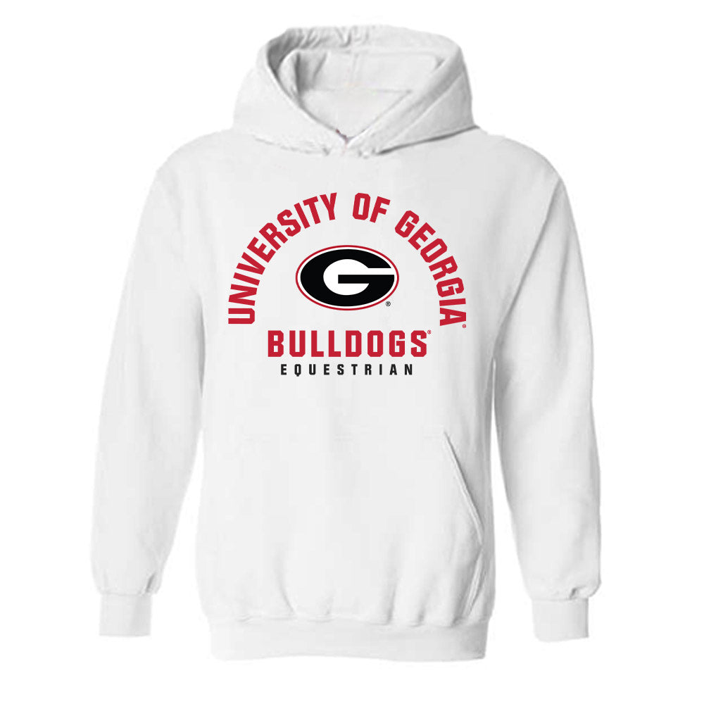 Georgia - NCAA Equestrian : Cassie Mercier - Classic Shersey Hooded Sweatshirt-0