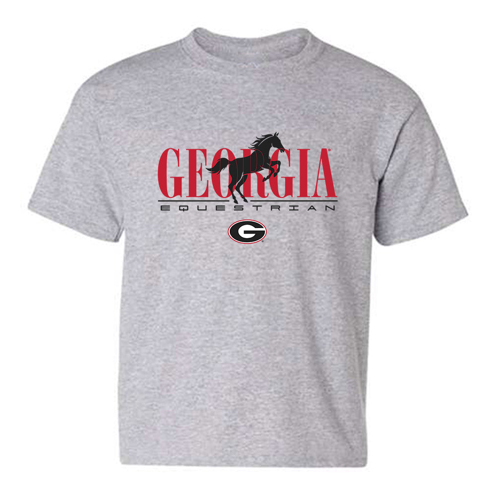 Georgia - NCAA Equestrian : Cadence Eger - Classic Shersey Youth T-Shirt-0