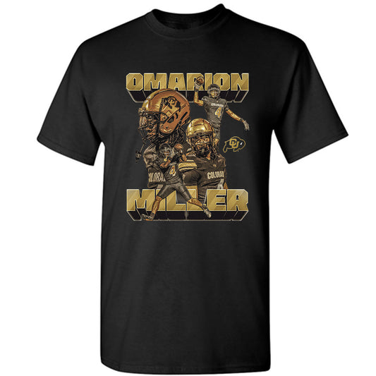 Colorado - NCAA Football : Omarion Miller - Player Collage T-Shirt