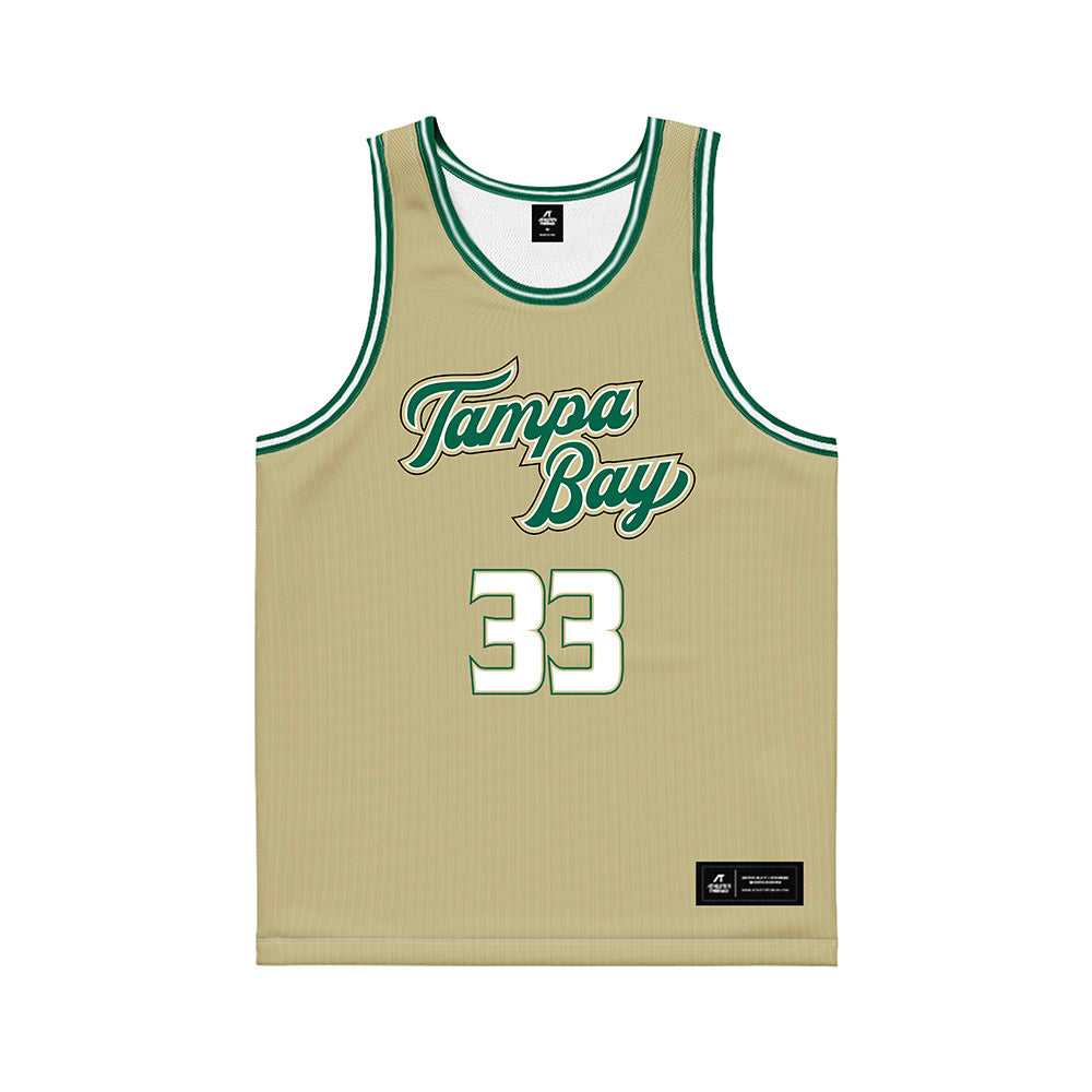 USF - NCAA Men's Basketball : Nic Smith - Gold Basketball Jersey-0