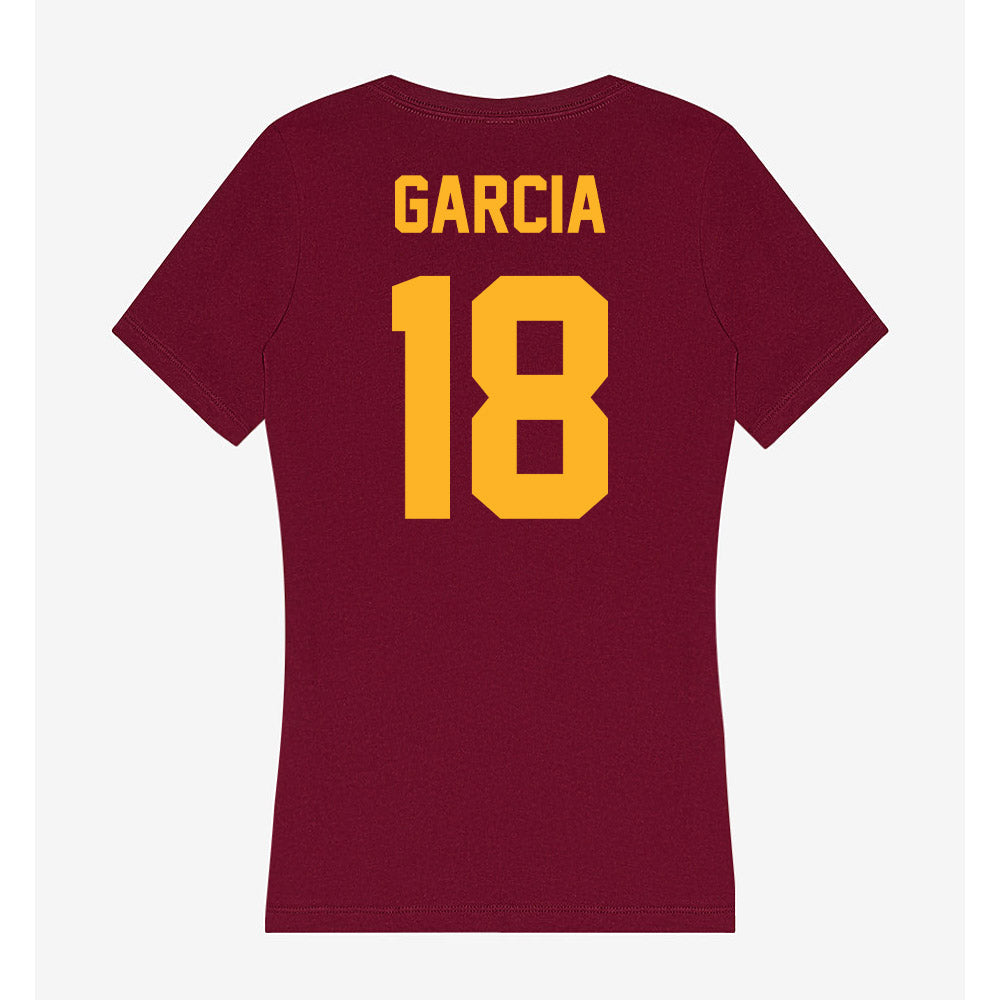 Humboldt State - NCAA Softball : Ashley Garcia - Women's V-Neck T-Shirt-1