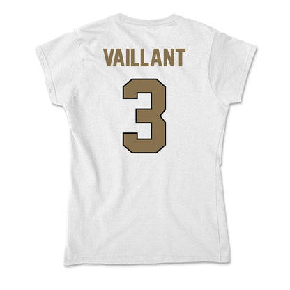 Bryant - NCAA Women's Soccer : Whitney Vaillant - Soft Style Women’s T-Shirt-1