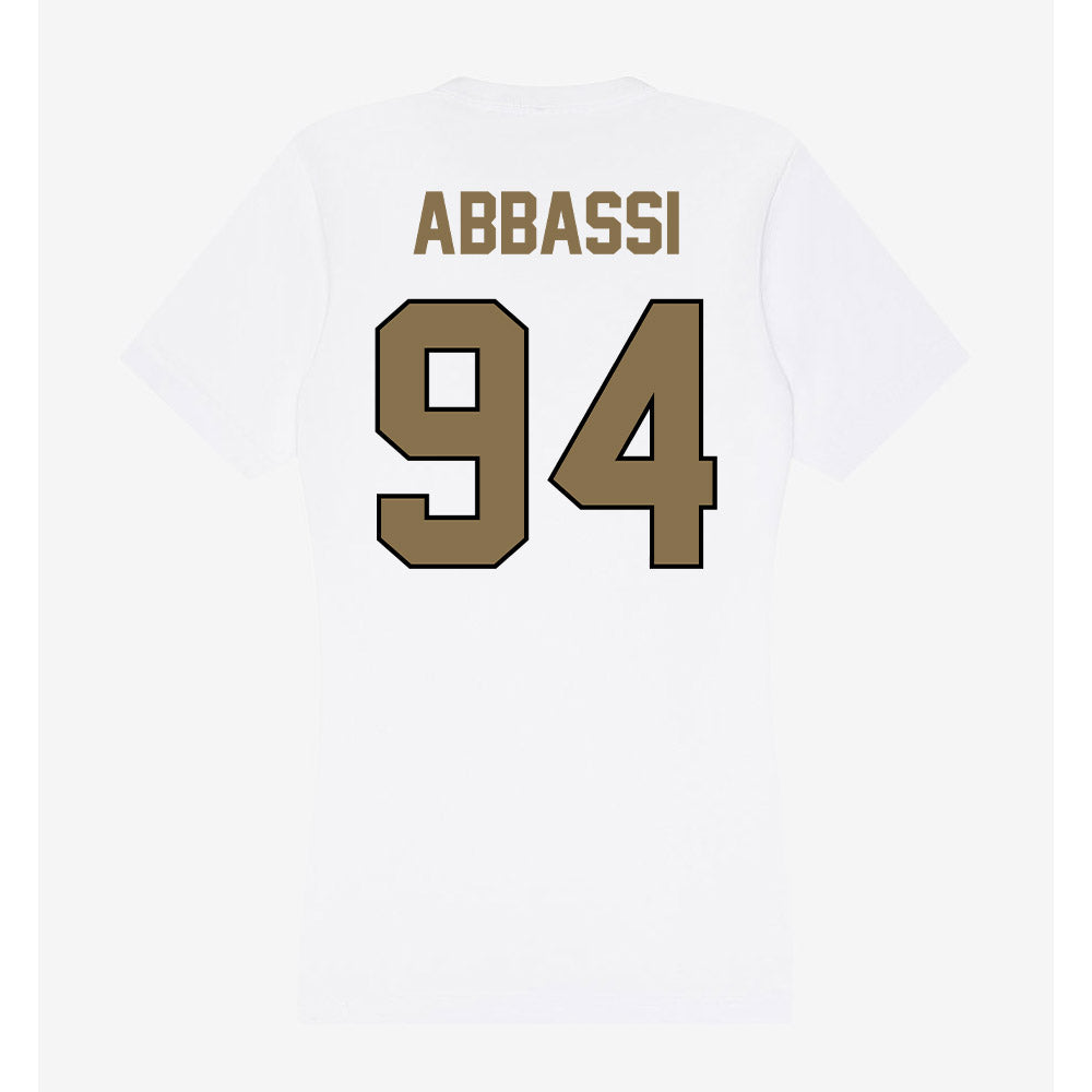 Bryant - NCAA Football : Amin Abbassi - Women's V-Neck T-Shirt-1