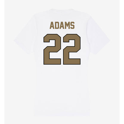 Bryant - NCAA Women's Basketball : Izzy Adams - Women's V-Neck T-Shirt-1