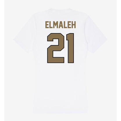 Bryant - NCAA Men's Lacrosse : Luca Elmaleh - Women's V-Neck T-Shirt-1