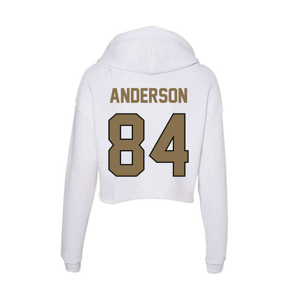 Bryant - NCAA Football : sterling anderson - Women's Crop Fleece Hoodie-1