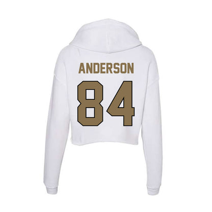 Bryant - NCAA Football : sterling anderson - Women's Crop Fleece Hoodie-1
