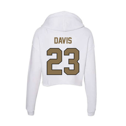 Bryant - NCAA Women's Basketball : Giselle Davis - Women's Crop Fleece Hoodie-1