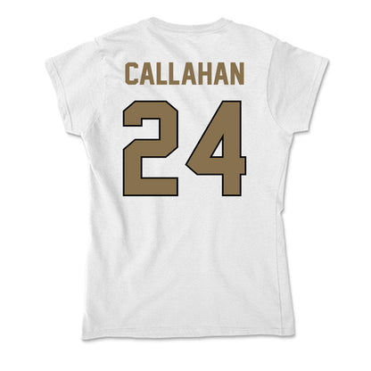 Bryant - NCAA Women's Soccer : Delaney Callahan - Soft Style Women’s T-Shirt-1