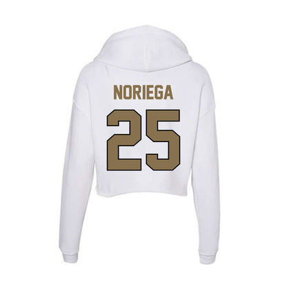 Bryant - NCAA Baseball : Gavin Noriega - Women's Crop Fleece Hoodie-1
