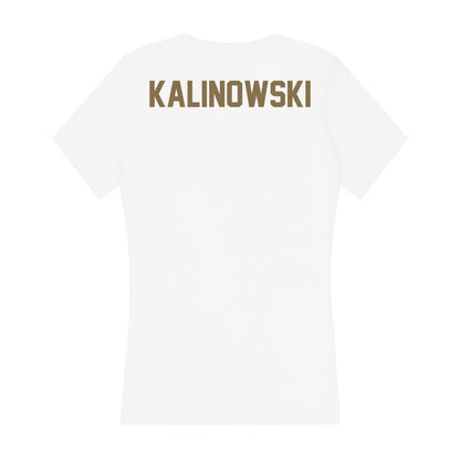 Bryant - NCAA Women's Track & Field : Amanda Kalinowski - Women's V-Neck T-Shirt-1
