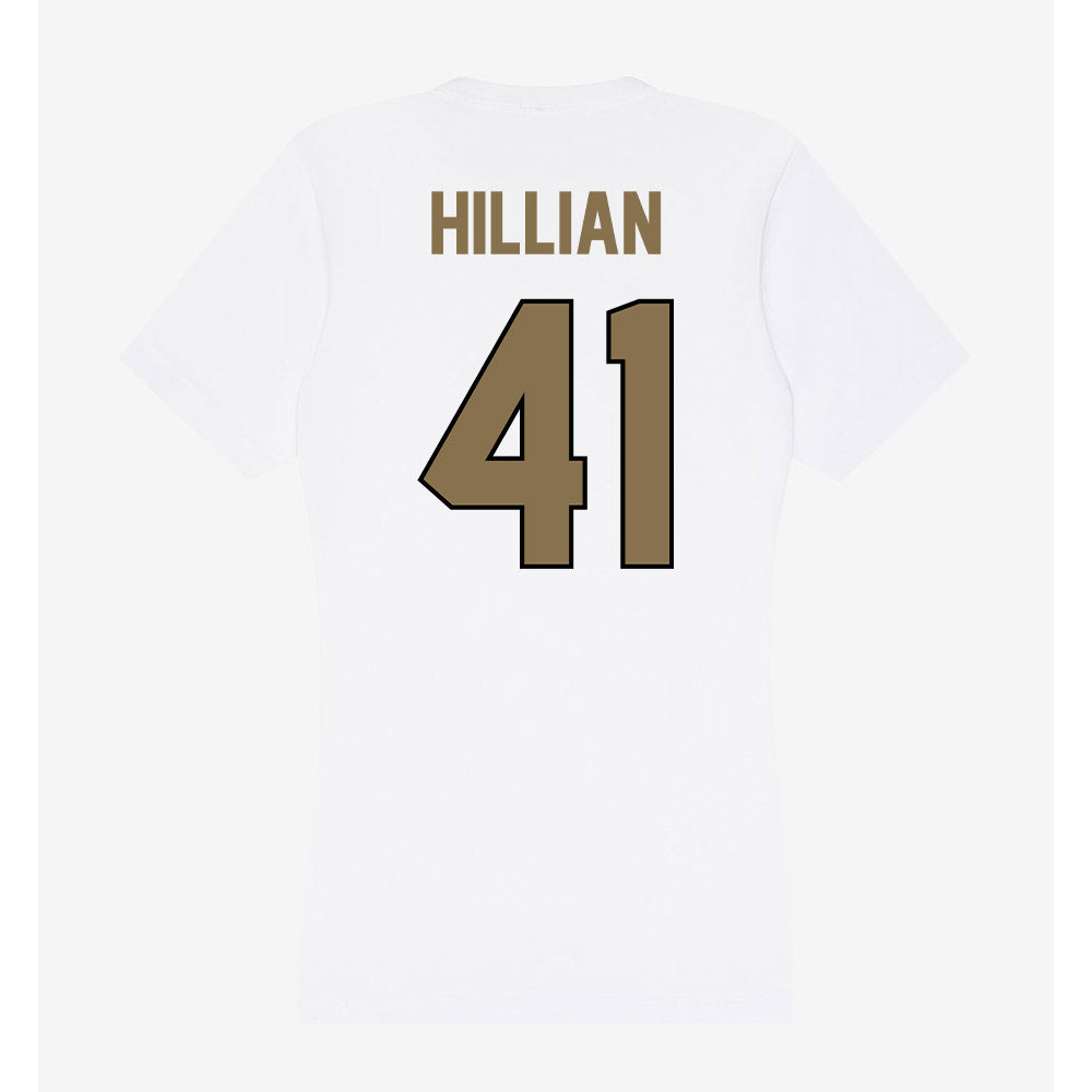 Bryant - NCAA Women's Lacrosse : Kalynn Hillian - Women's V-Neck T-Shirt-1