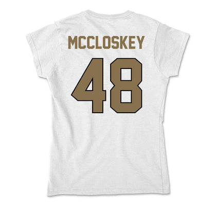 Bryant - NCAA Men's Lacrosse : Jack MCCLOSKEY - Soft Style Women’s T-Shirt-1