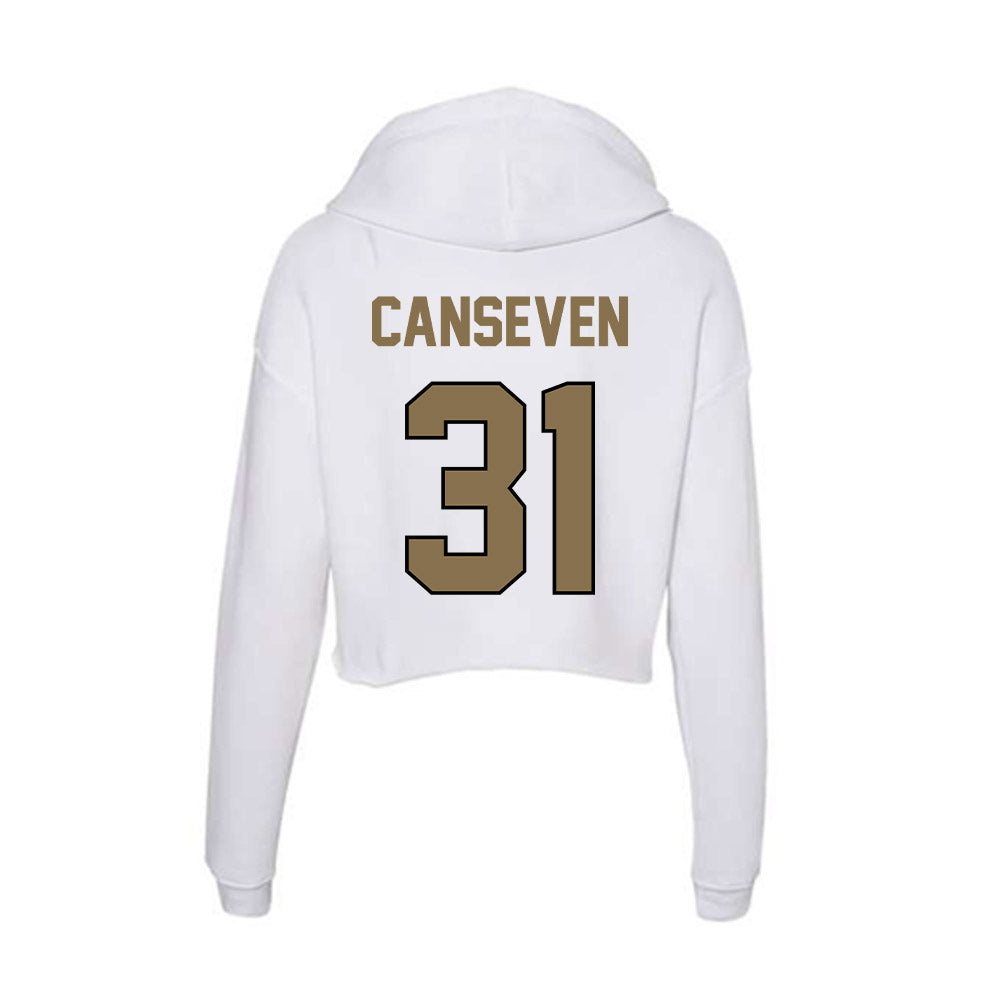 Bryant - NCAA Women's Soccer : Emily Canseven - Women's Crop Fleece Hoodie-1