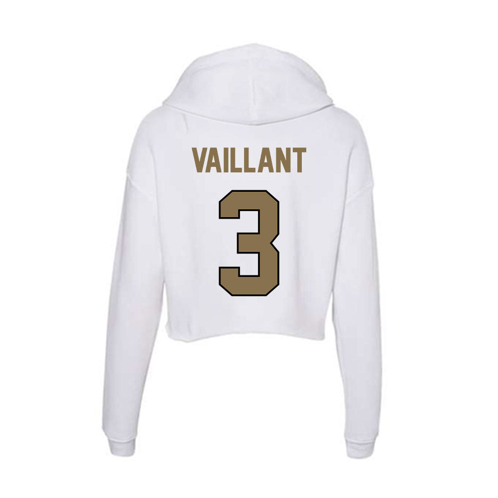 Bryant - NCAA Women's Soccer : Whitney Vaillant - Women's Crop Fleece Hoodie-1