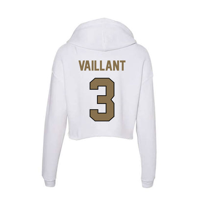 Bryant - NCAA Women's Soccer : Whitney Vaillant - Women's Crop Fleece Hoodie-1