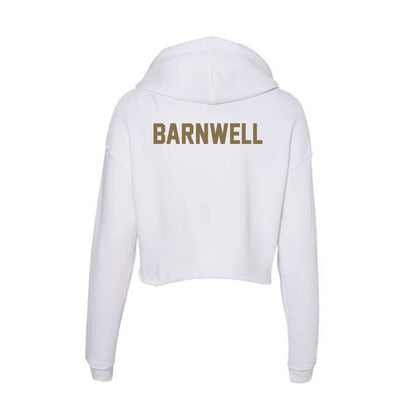 Bryant - NCAA Men's Track & Field : Aaron Barnwell - Women's Crop Fleece Hoodie-1