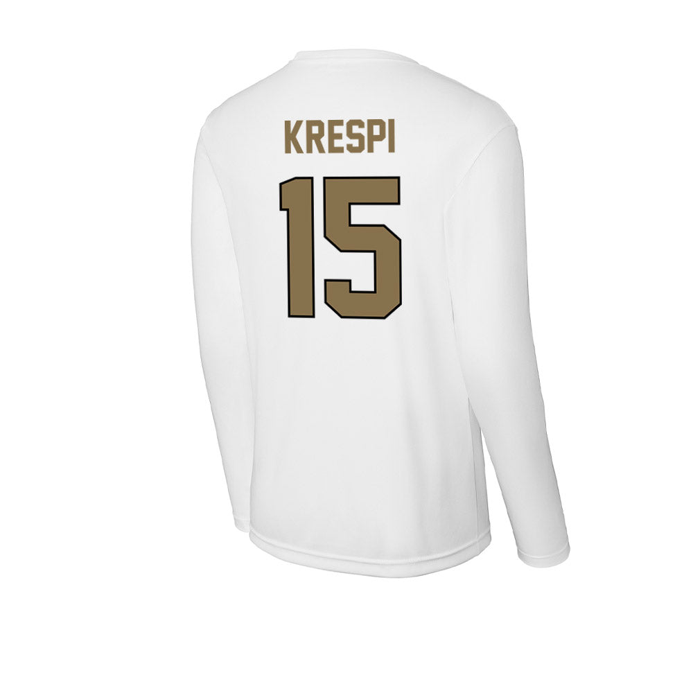 Bryant - NCAA Men's Soccer : Ilay Krespi - Activewear Long Sleeve T-Shirt-1