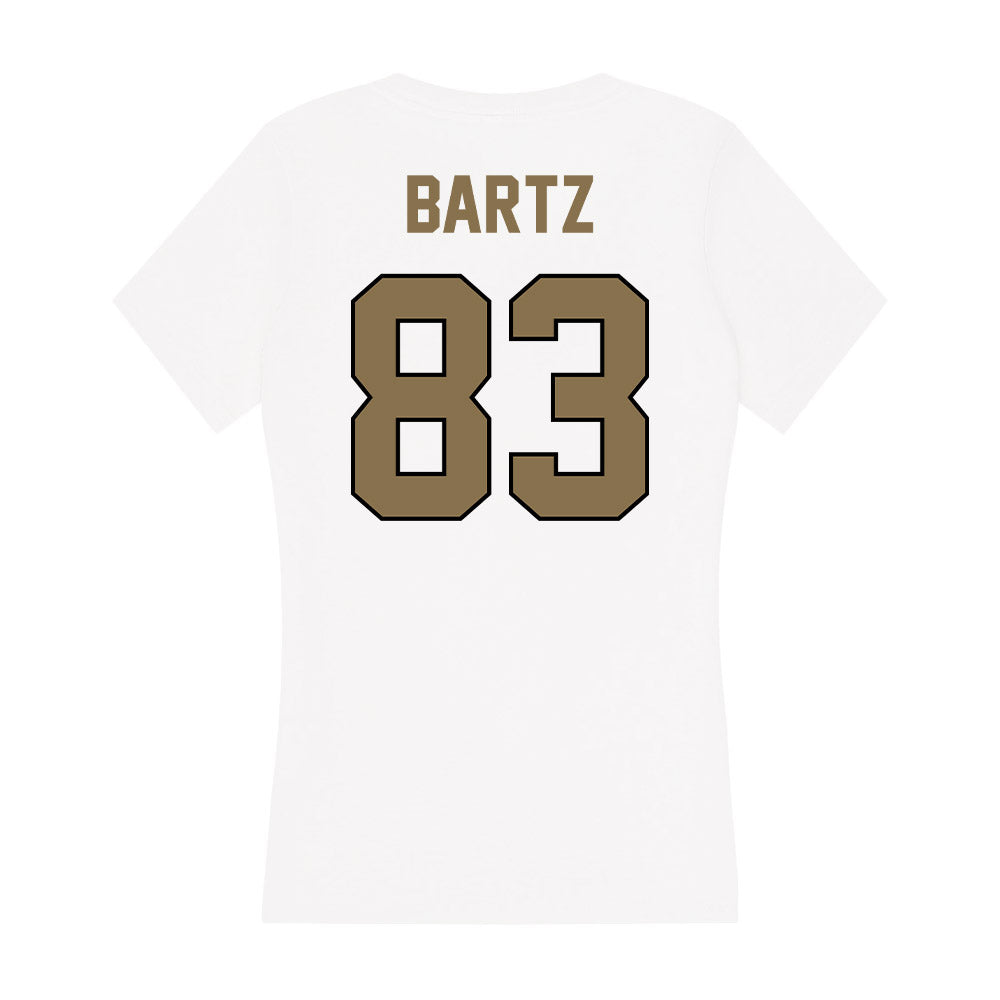 Bryant - NCAA Football : Braxton Bartz - Women's V-Neck T-Shirt-1