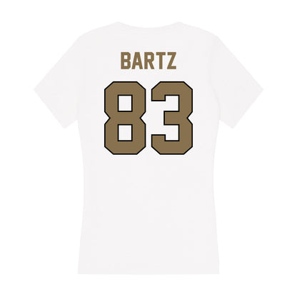 Bryant - NCAA Football : Braxton Bartz - Women's V-Neck T-Shirt-1
