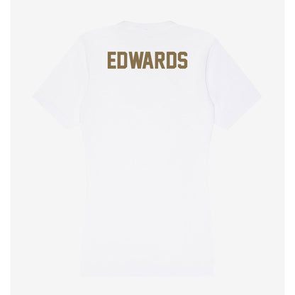 Bryant - NCAA Men's Track & Field : Kendrick Edwards - Women's V-Neck T-Shirt-1