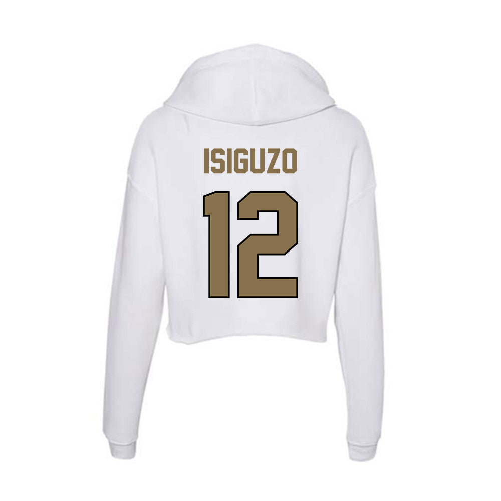 Bryant - NCAA Football : Samuel Isiguzo - Women's Crop Fleece Hoodie-1