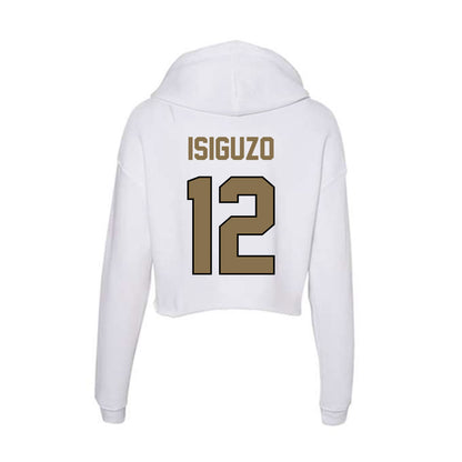 Bryant - NCAA Football : Samuel Isiguzo - Women's Crop Fleece Hoodie-1