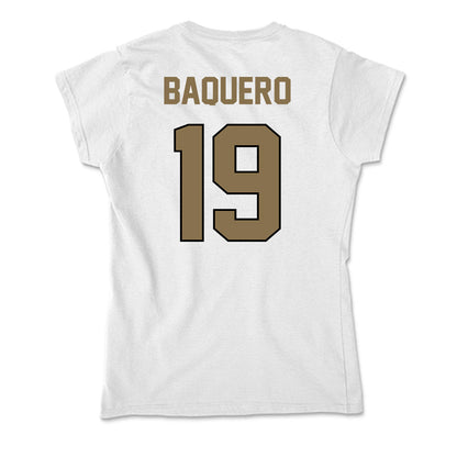 Bryant - NCAA Men's Tennis : Daniel Baquero - Soft Style Women’s T-Shirt-1