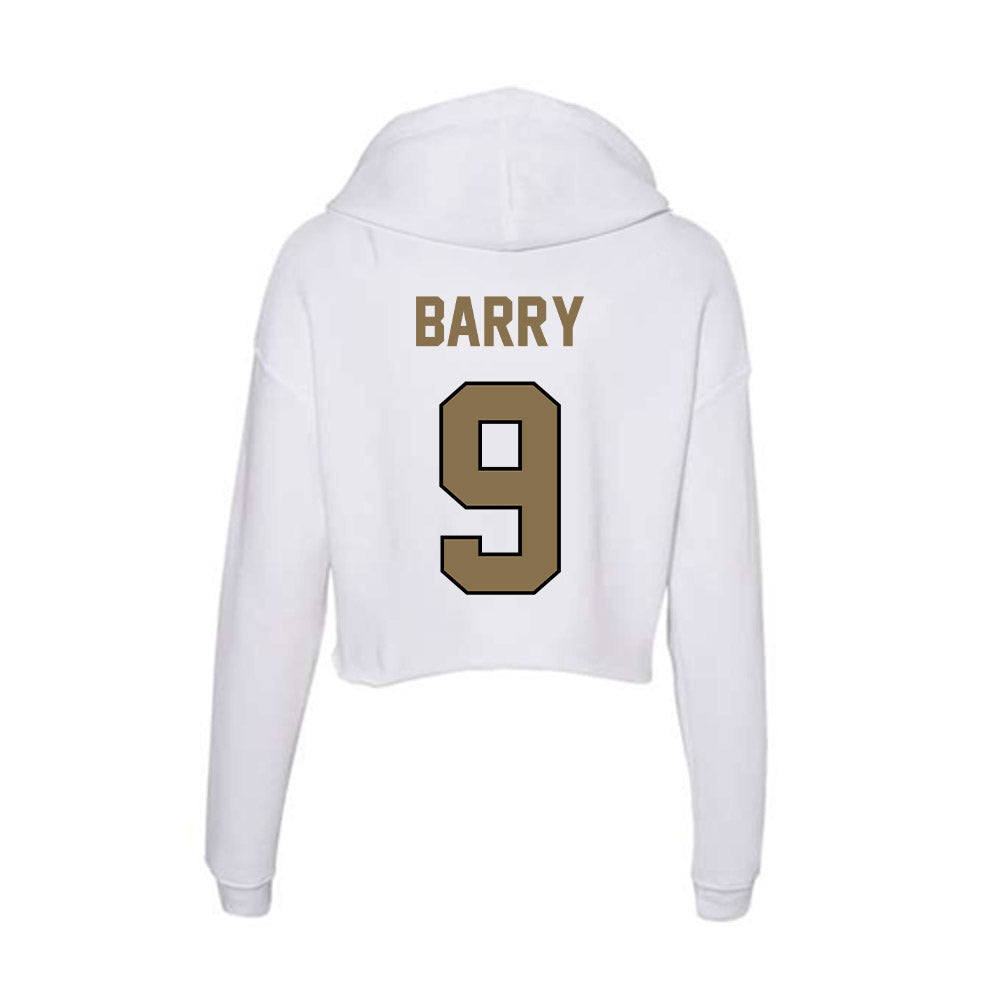 Bryant - NCAA Women's Lacrosse : Kaelyn Barry - Women's Crop Fleece Hoodie-1