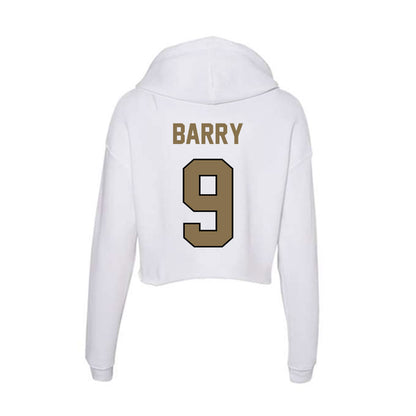 Bryant - NCAA Women's Lacrosse : Kaelyn Barry - Women's Crop Fleece Hoodie-1