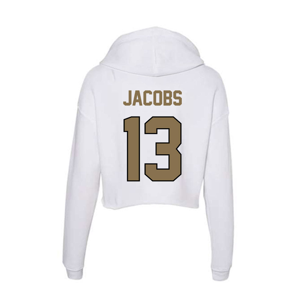 Bryant - NCAA Men's Soccer : Tibo Jacobs - Women's Crop Fleece Hoodie-1