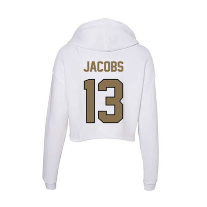 Bryant - NCAA Men's Soccer : Tibo Jacobs - Women's Crop Fleece Hoodie-1