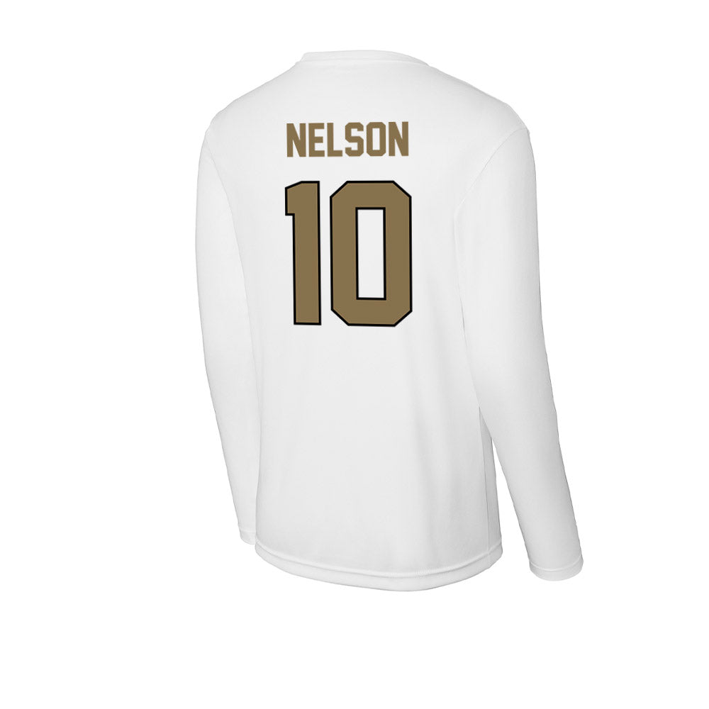 Bryant - NCAA Women's Basketball : Rose Nelson - Activewear Long Sleeve T-Shirt-1