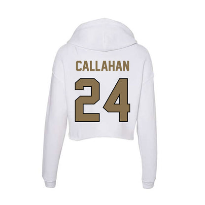 Bryant - NCAA Women's Soccer : Delaney Callahan - Women's Crop Fleece Hoodie-1