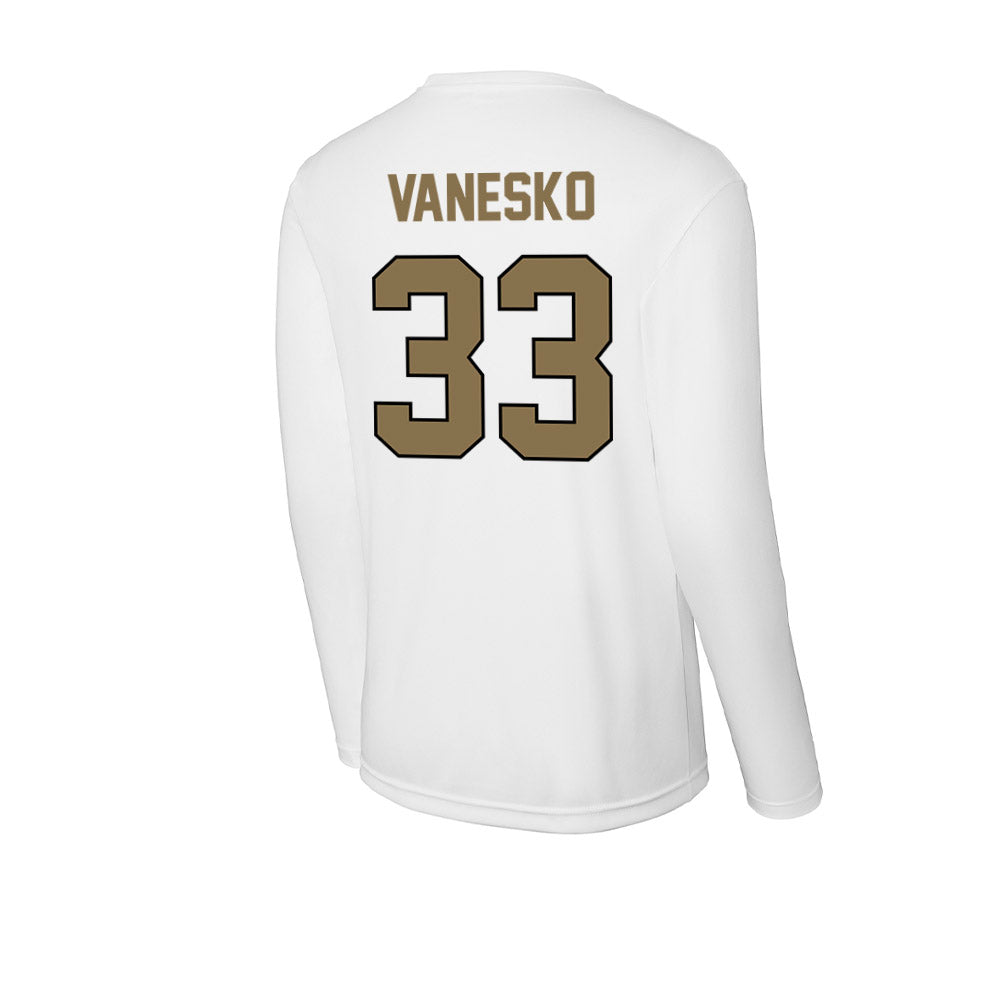 Bryant - NCAA Baseball : Jackson Vanesko - Activewear Long Sleeve T-Shirt-1