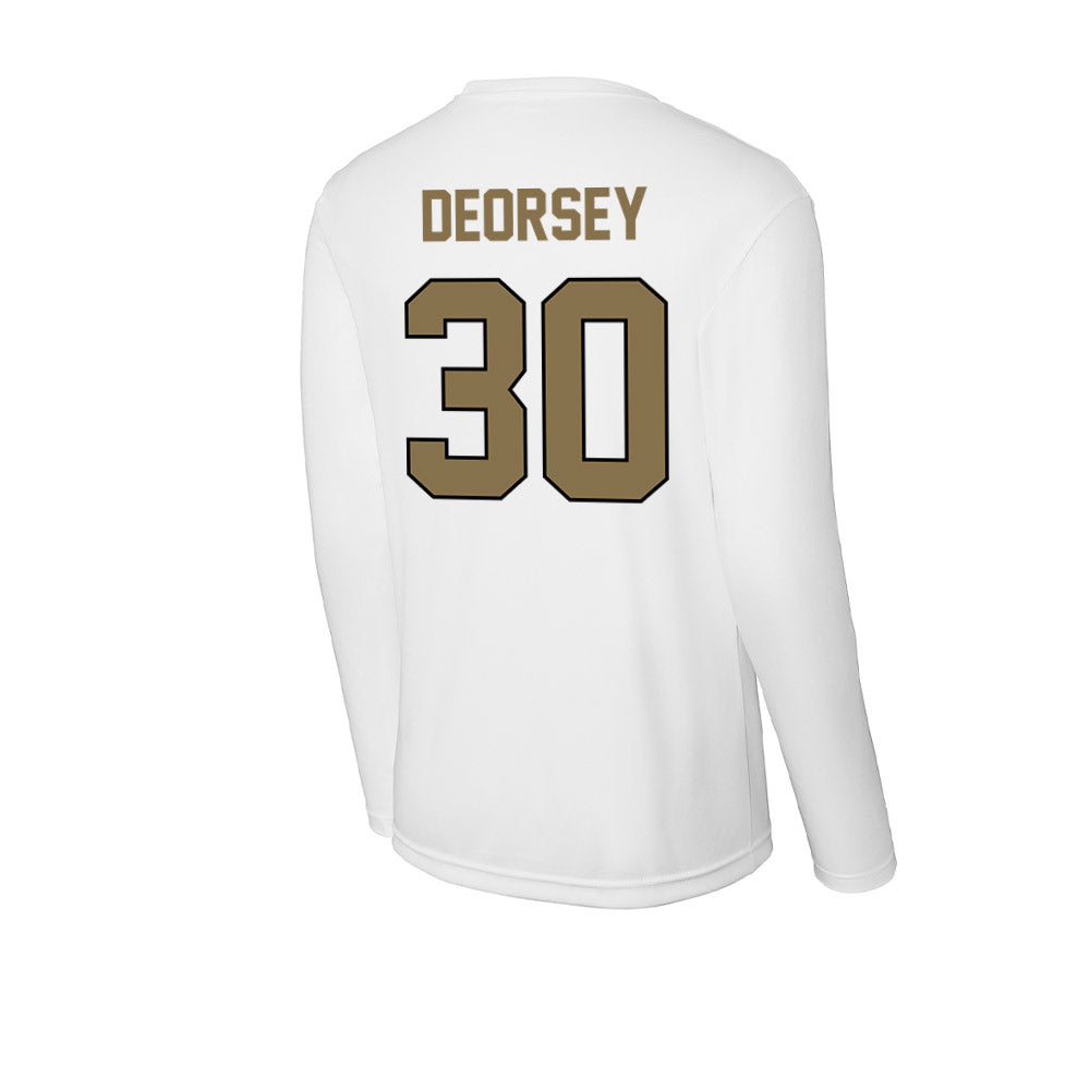Bryant - NCAA Men's Basketball : Michael DeOrsey - Activewear Long Sleeve T-Shirt-1