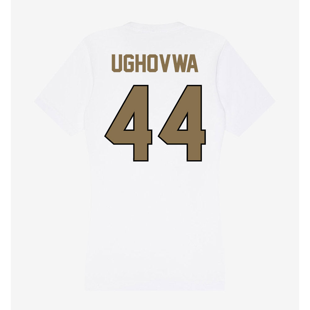 Bryant - NCAA Football : Nathan Ughovwa - Women's V-Neck T-Shirt-1