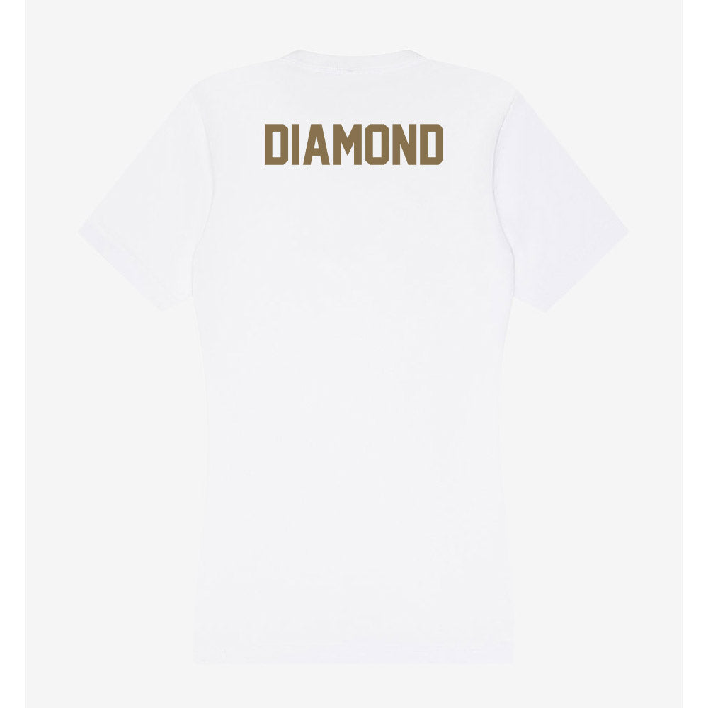 Bryant - NCAA Women's Swimming & Diving : Megan Diamond - Women's V-Neck T-Shirt-1