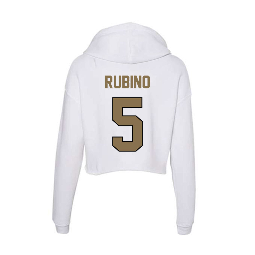 Bryant - NCAA Women's Basketball : Mimi Rubino - Women's Crop Fleece Hoodie-1