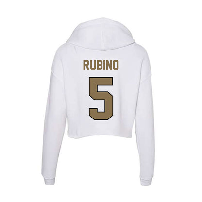 Bryant - NCAA Women's Basketball : Mimi Rubino - Women's Crop Fleece Hoodie-1