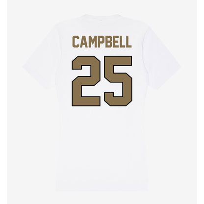 Bryant - NCAA Football : Khalid Campbell - Women's V-Neck T-Shirt-1