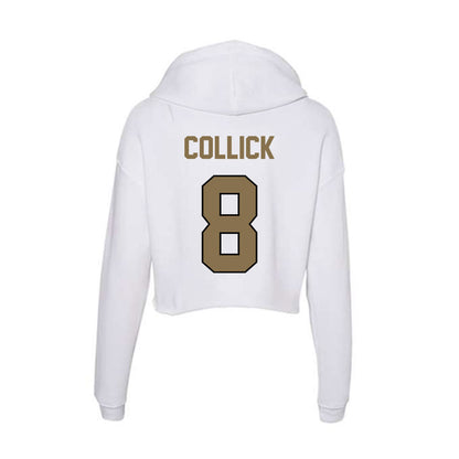 Bryant - NCAA Football : Zyheem Collick - Women's Crop Fleece Hoodie-1