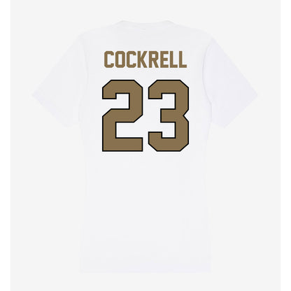 Bryant - NCAA Football : Markiel Cockrell - Women's V-Neck T-Shirt-1