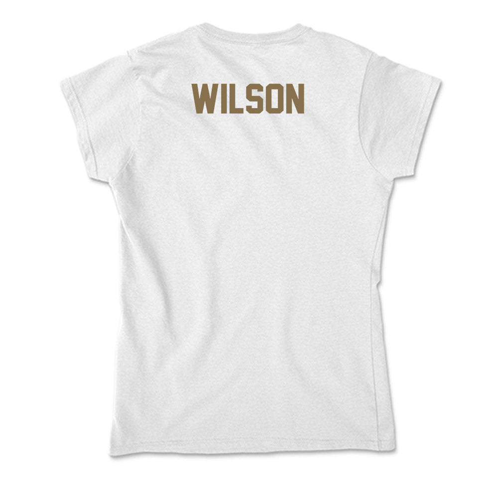 Bryant - NCAA Men's Track & Field : Avery Wilson - Soft Style Women’s T-Shirt-1