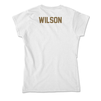 Bryant - NCAA Men's Track & Field : Avery Wilson - Soft Style Women’s T-Shirt-1