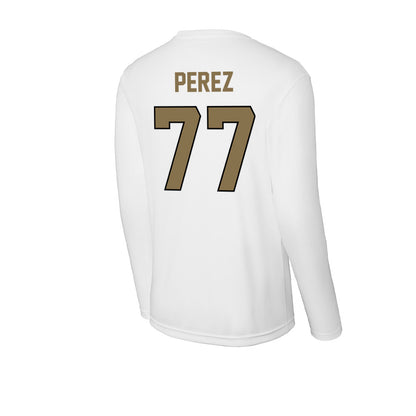 Bryant - NCAA Football : Anthony Perez - Activewear Long Sleeve T-Shirt-1