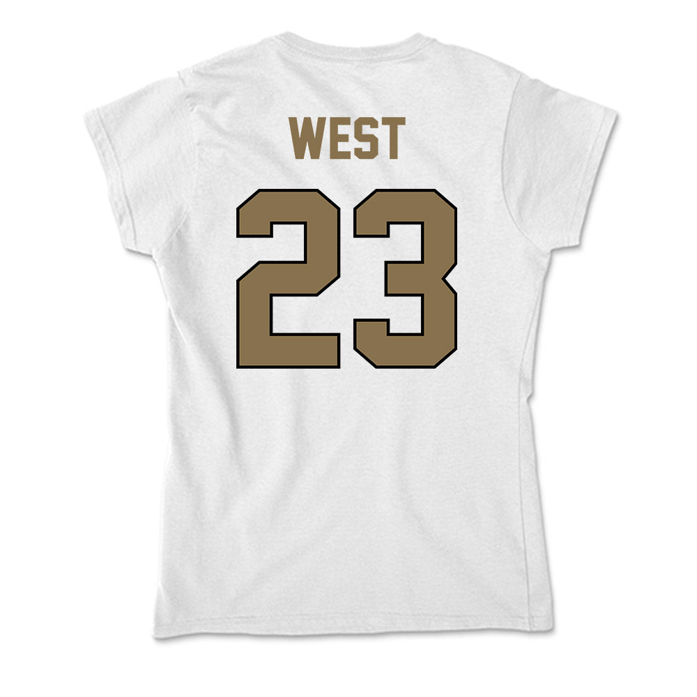 Bryant - NCAA Softball : Alissa West - Soft Style Women’s T-Shirt-1